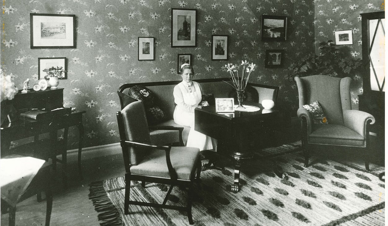 Månadens fotografi juni 2022. Husmor Nora Eichhorst
