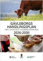 Omslaget till G&auml;vleborgs livsmedelsstrategi.