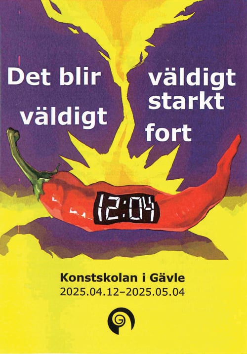 En affisch med en bild av en chili p&aring;.